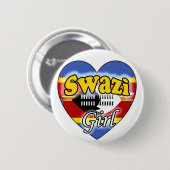 Badge Rond 5 Cm fille swazie (Devant & derrière)