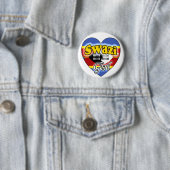 Badge Rond 5 Cm fille swazie (En situation)