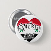 Badge Rond 5 Cm Fille syrienne (Devant & derrière)