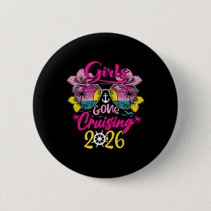 Badge Rond 5 Cm Filles de croisière en croisière 2026 Voyage de va