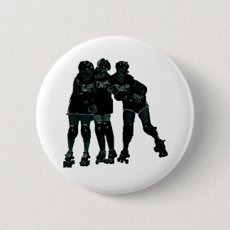 Badge Rond 5 Cm Filles de Derby de rouleau