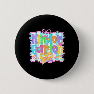 Badge Rond 5 Cm Filles de maternelle de retour à l'école Mignonne