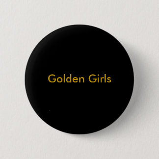 Badge Rond 5 Cm Filles d'or