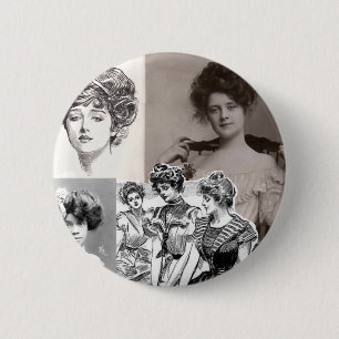 Badge Rond 5 Cm filles gibson