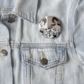 Badge Rond 5 Cm filles gibson (En situation)