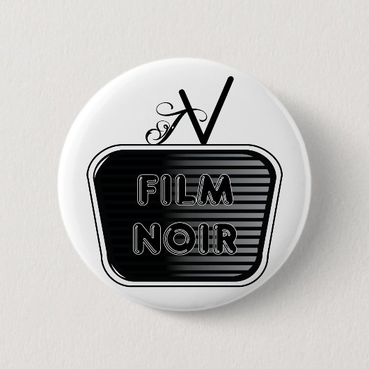 Badge Rond 5 Cm Film Noir (Devant)
