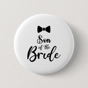 Badge Rond 5 Cm Fils de la mariée, cortège de mariage, famille, fi