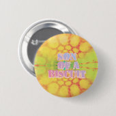 Badge Rond 5 Cm Fils d'un biscuit, Granny Sweat Series (Devant & derrière)