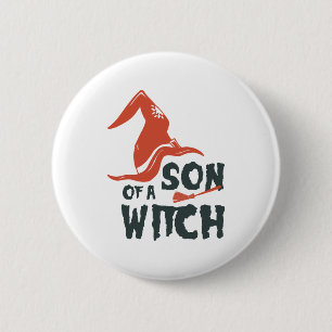 Badge Rond 5 Cm Fils d'une sorcière