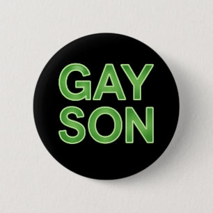 Badge Rond 5 Cm Fils gay drôle Fierté LGBTQ