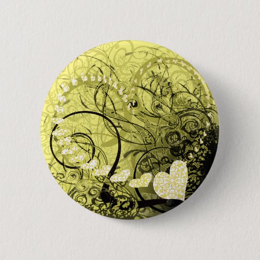 Badge Rond 5 Cm Fils jaunes (Devant)