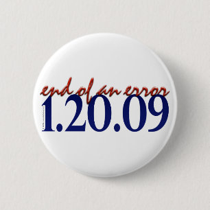 Badge Rond 5 Cm Fin d'une erreur - bouton
