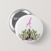 Badge Rond 5 Cm Final Fiesta Personalized (Devant & derrière)