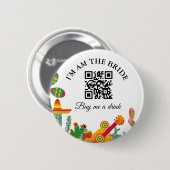 Badge Rond 5 Cm Finale mexicaine Fête de la Bachelorette (Devant & derrière)