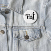 Badge Rond 5 Cm Finissez le bouton de Fed (En situation)