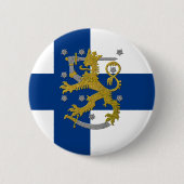 Badge Rond 5 Cm Finland Coat of Arms and Flag (Devant)