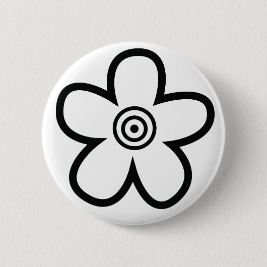 Badge Rond 5 Cm fiore (Devant)