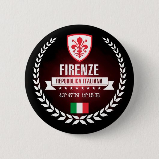 Badge Rond 5 Cm Firenze (Devant)