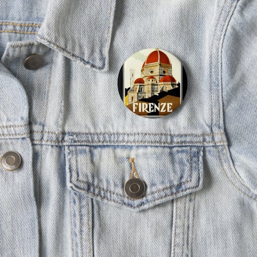 BADGE ROND 5 CM FIRENZER (En situation)