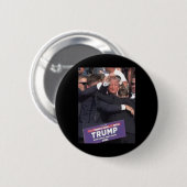 Badge Rond 5 Cm Fist Bump Après Avoir Été Tiré Premium Scoop (Devant & derrière)