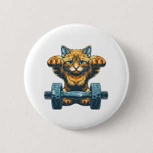 Badge Rond 5 Cm Fit et Feline
