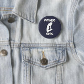 Badge Rond 5 Cm fitness (En situation)