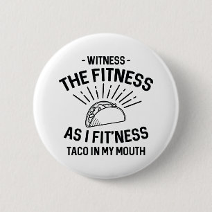 Badge Rond 5 Cm Fitness Taco