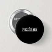 Badge Rond 5 Cm Fitzgerald Irish Nom Jour de la Saint Patrick Fami (Devant & derrière)