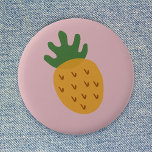 Badge Rond 5 Cm FIV ananas | Sensibilisation à l'infertilité rose<br><div class="desc">Magnifique insigne graphique design super mignon ananas sur un arrière - plan rose sombre pour sensibiliser aux problèmes d'infertilité et soutenir ceux qui passent par des traitements de fertilité tels que FIV, ICSI, IUI. Les femmes du monde entier se sont cramponnées aux fruits colorés ensoleillés comme emblème de leur voyage...</div>