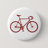 Badge Rond 5 Cm Fixie (rouge) (Devant)