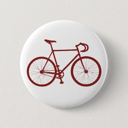 Badge Rond 5 Cm Fixie (rouge) (Devant)