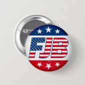 Badge Rond 5 Cm FJB F joe Biden Pro Trump élection 2024 (Devant & derrière)