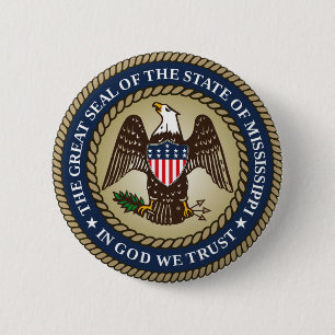 Badge Rond 5 Cm Fla de symbole de république de l'Amérique de