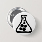 Badge Rond 5 Cm flacon de laboratoire (Devant & derrière)