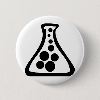 Badge Rond 5 Cm flacon de laboratoire