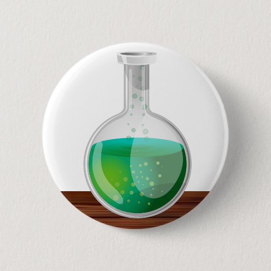 Badge Rond 5 Cm flacon scientifique (Devant)