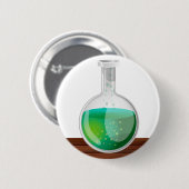 Badge Rond 5 Cm flacon scientifique (Devant & derrière)