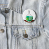Badge Rond 5 Cm flacon scientifique (En situation)