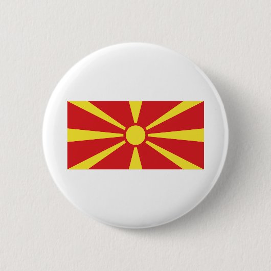 Badge Rond 5 Cm Flag de Macedonia (Devant)