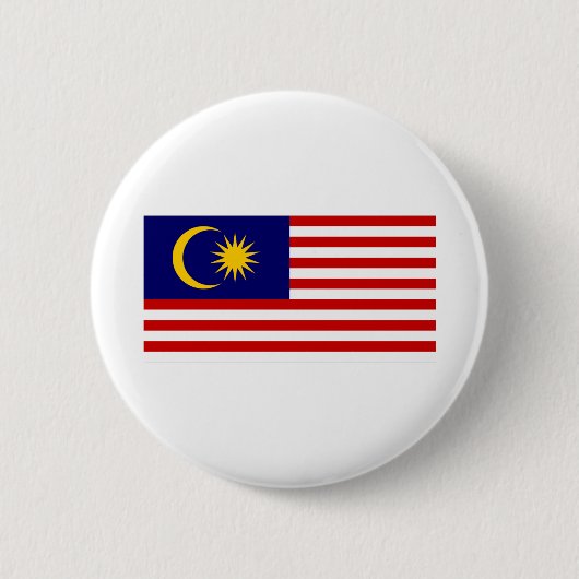 Badge Rond 5 Cm Flag malaisien (Devant)