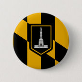 Badge Rond 5 Cm Flag of Baltimore Button (Devant)
