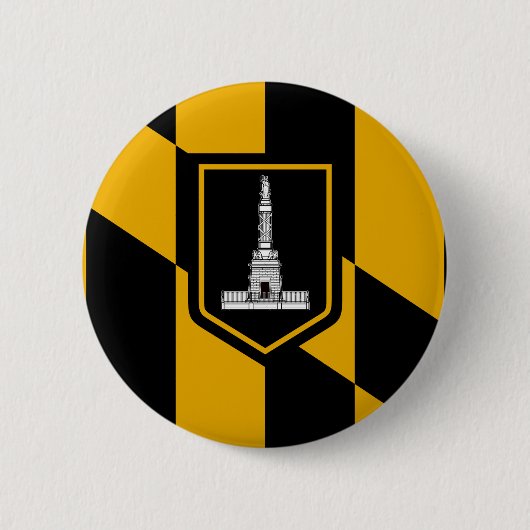 Badge Rond 5 Cm Flag of Baltimore Button (Devant)