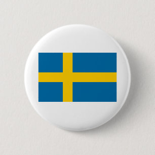 Badge Rond 5 Cm Flag of Sweden