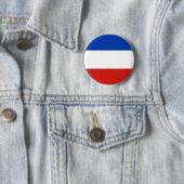 Badge Rond 5 Cm Flag Schleswig-Holstein Pinback Button (En situation)
