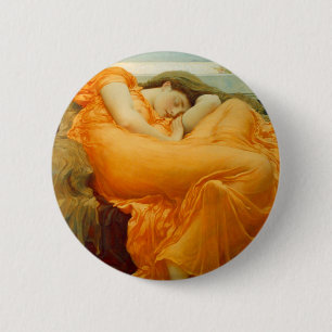 Badge Rond 5 Cm Flamber juin par Frederick Leighton