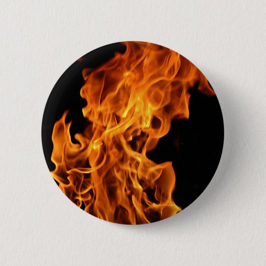 Badge Rond 5 Cm Flamme (Devant)