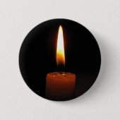 Badge Rond 5 Cm flamme de bougie (Devant)