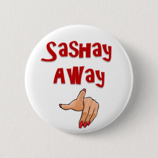 Badge Rond 5 Cm Flânez loin (Devant)