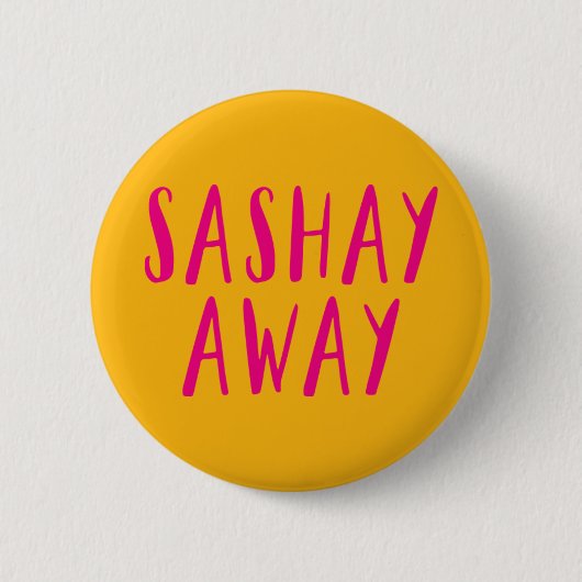 Badge Rond 5 Cm Flânez loin (Devant)