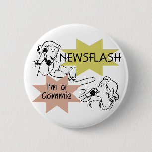 Badge Rond 5 Cm Flash d'information je suis des T-shirts et des